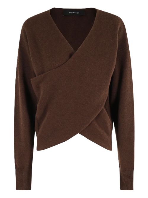 maglia con incrocio Federica Tosi FEDERICA TOSI | 3200135169